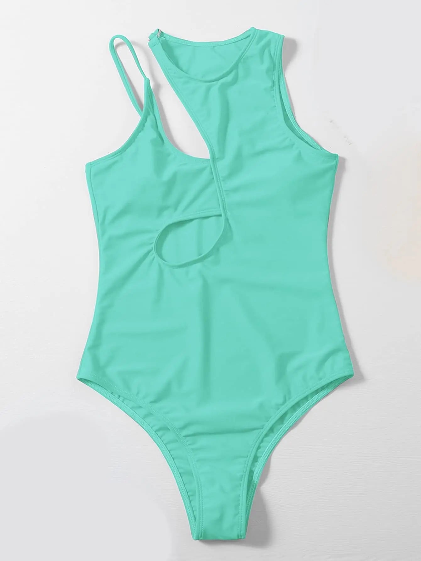 Sexy Neon Orange/Black Swimsuit