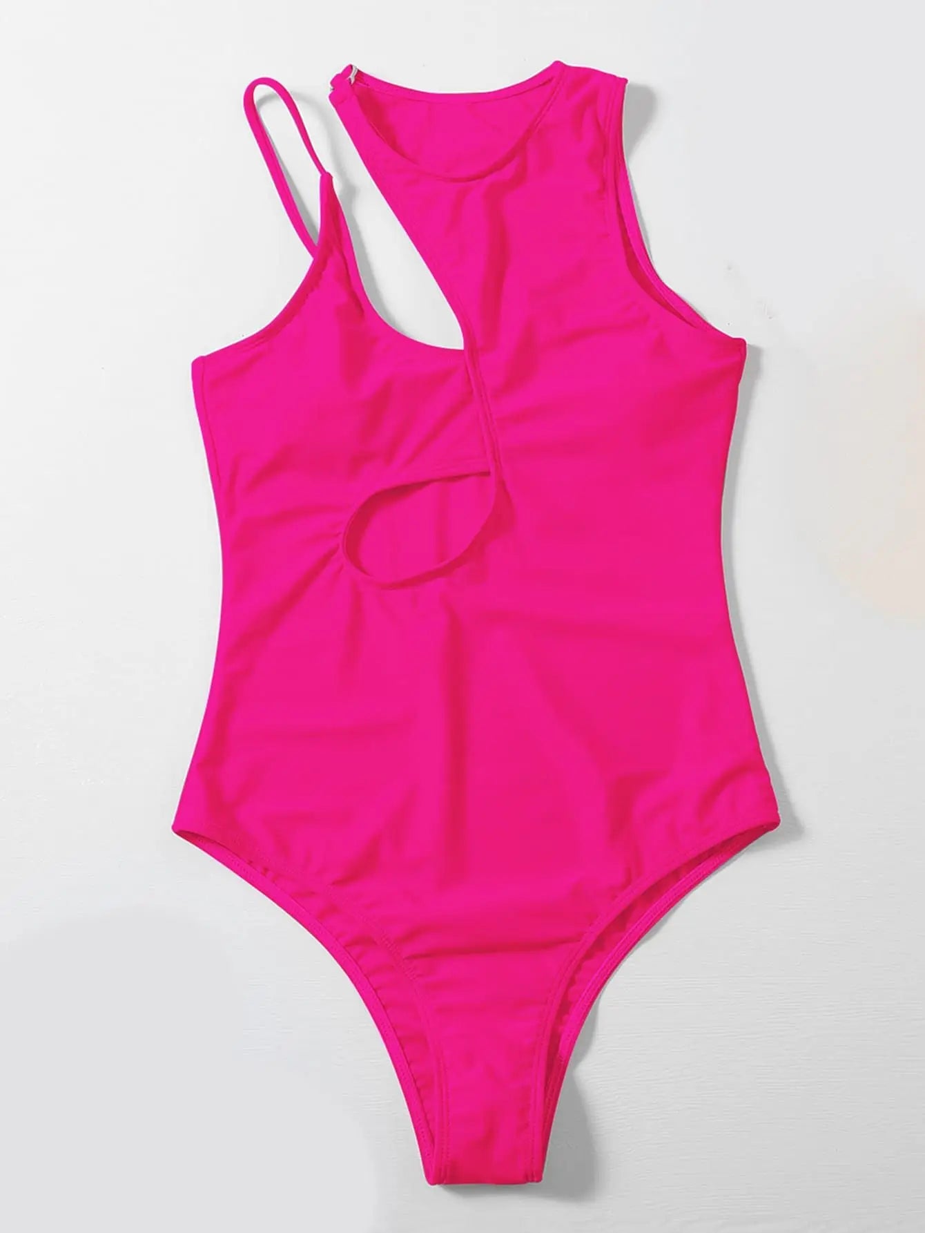 Sexy Neon Orange/Black Swimsuit