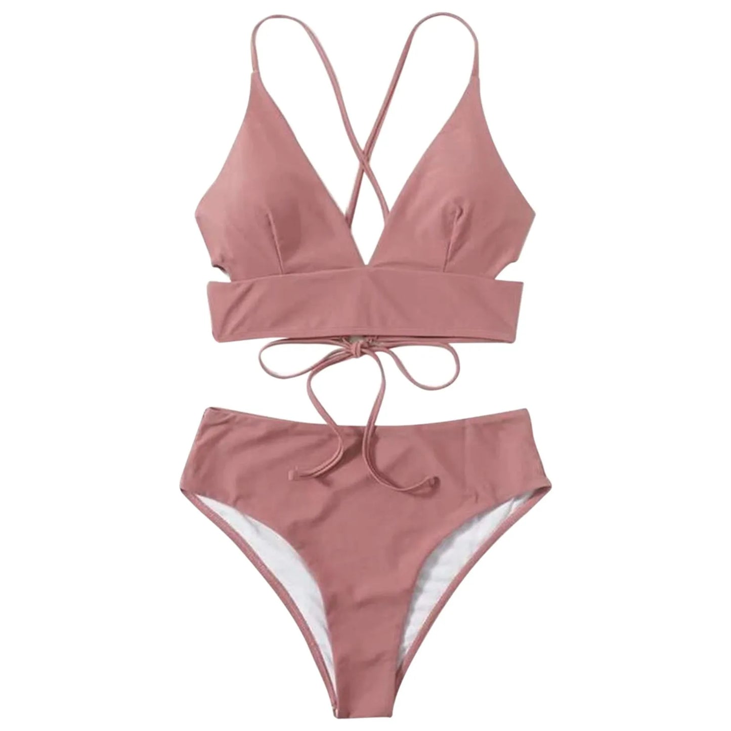 Solid Cotton Swimsuit