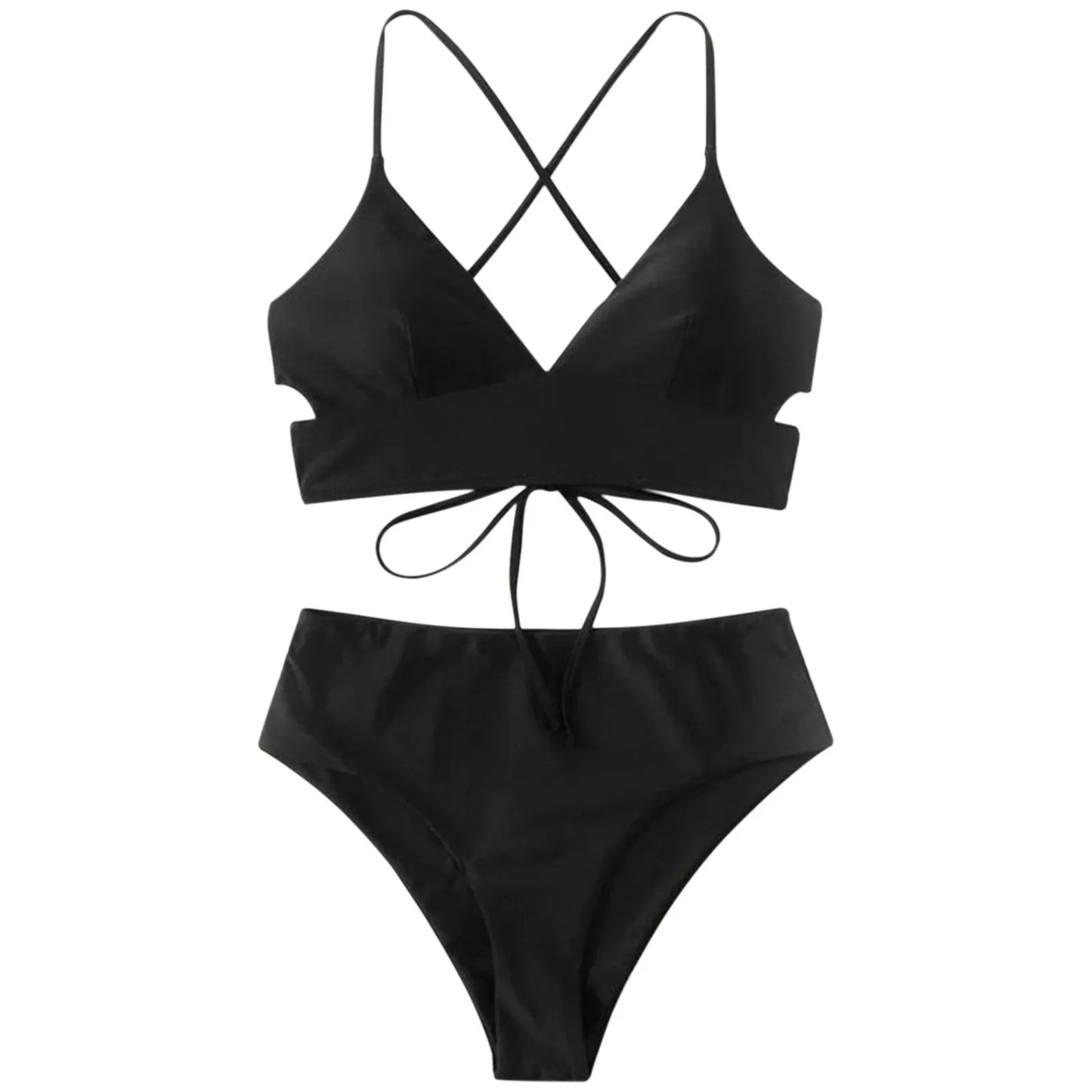 Solid Cotton Swimsuit
