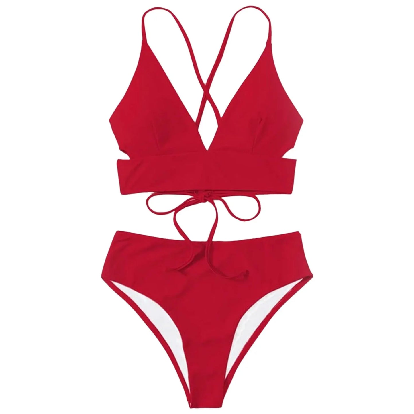 Solid Cotton Swimsuit