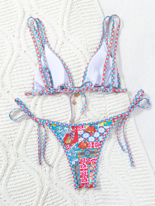 Colorful Printed Bikini