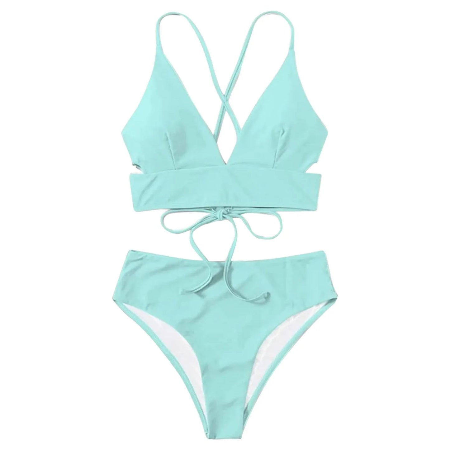 Solid Cotton Swimsuit