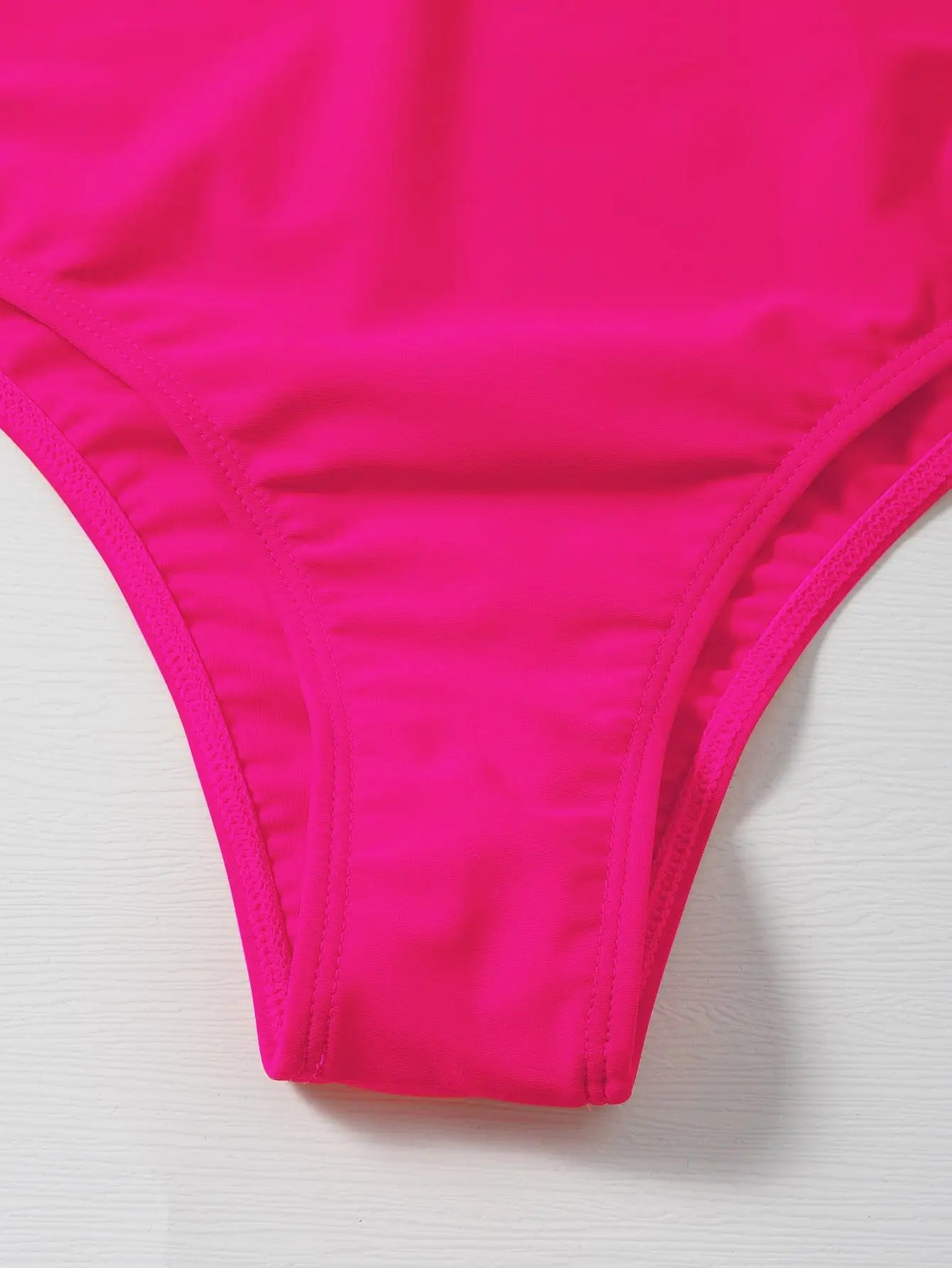 Sexy Neon Orange/Black Swimsuit