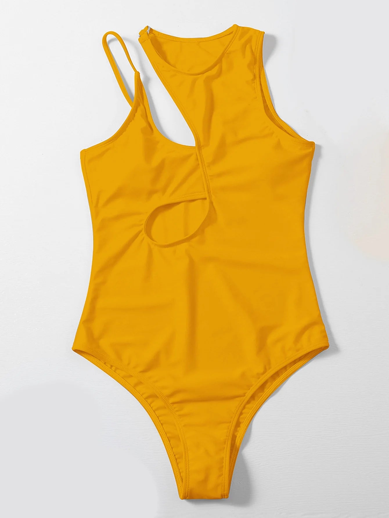 Sexy Neon Orange/Black Swimsuit