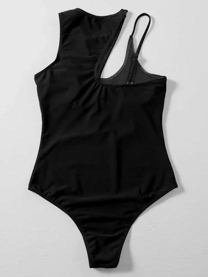 Sexy Neon Orange/Black Swimsuit
