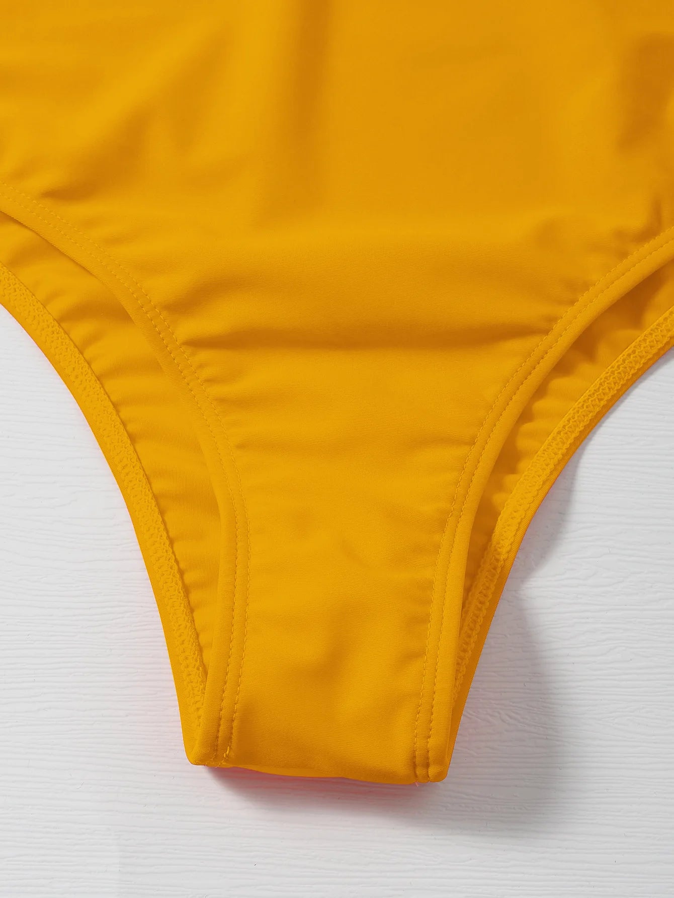 Sexy Neon Orange/Black Swimsuit