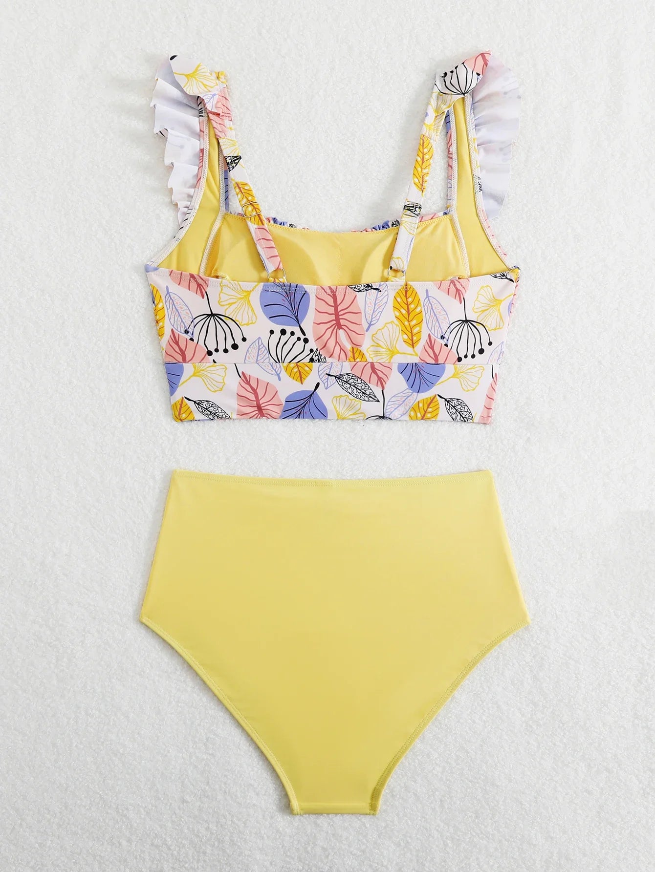 Lotus Leaf Split Bikini