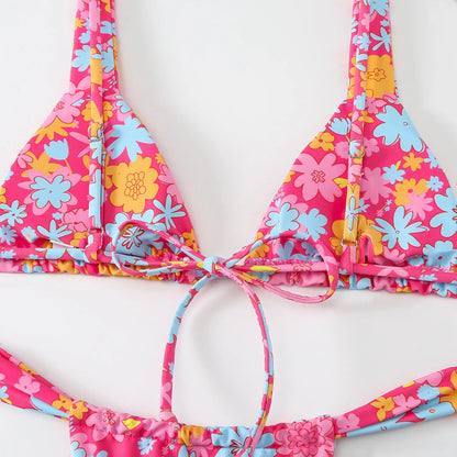 Flower Print Bikini