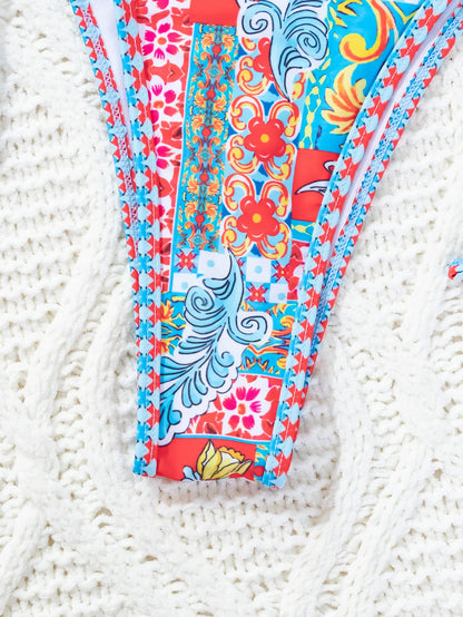 Colorful Printed Bikini