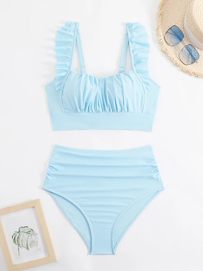 Lotus Leaf Split Bikini