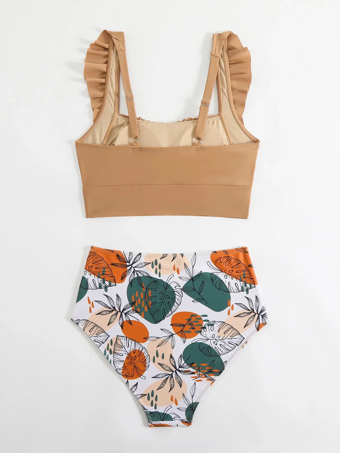 Lotus Leaf Split Bikini