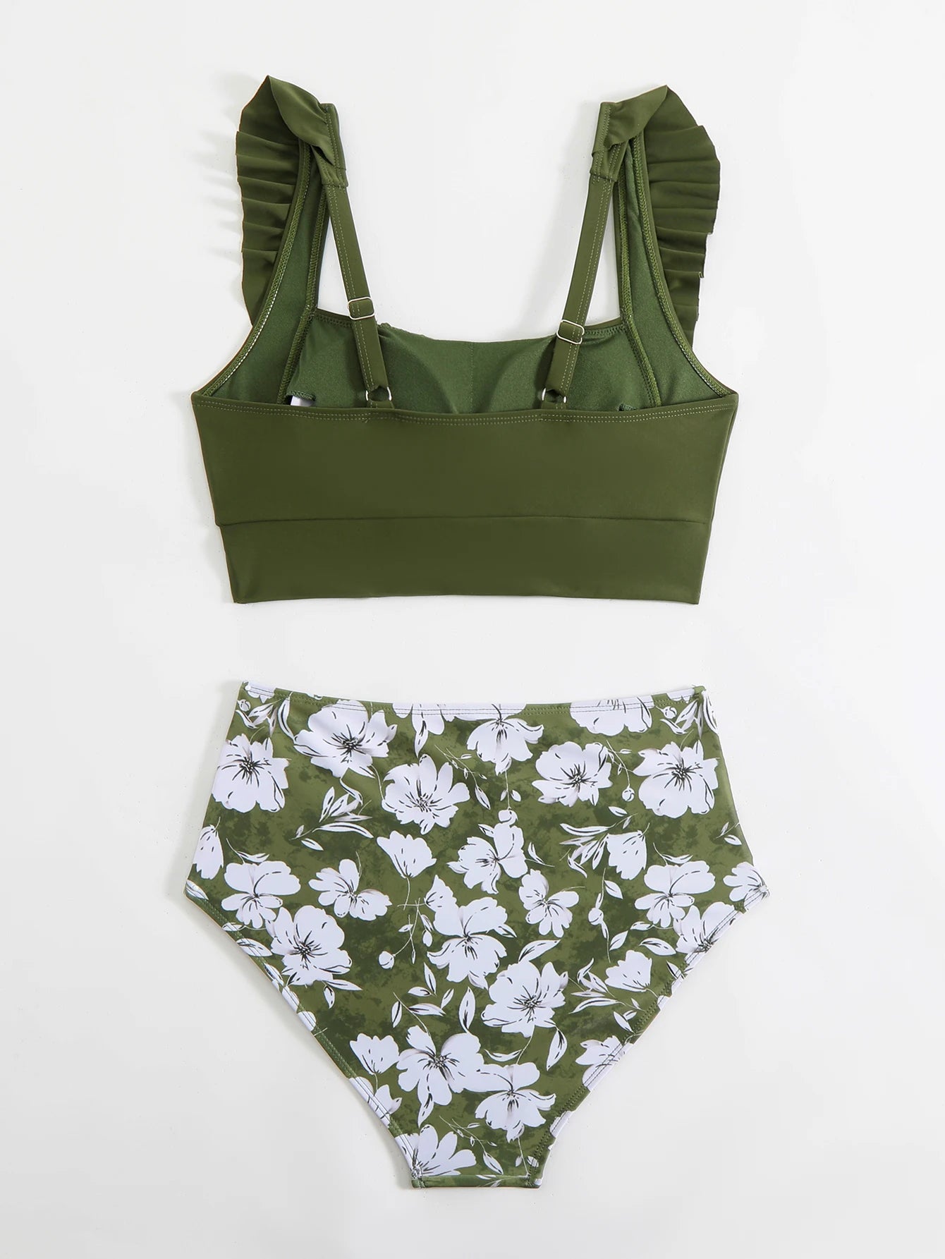 Lotus Leaf Split Bikini