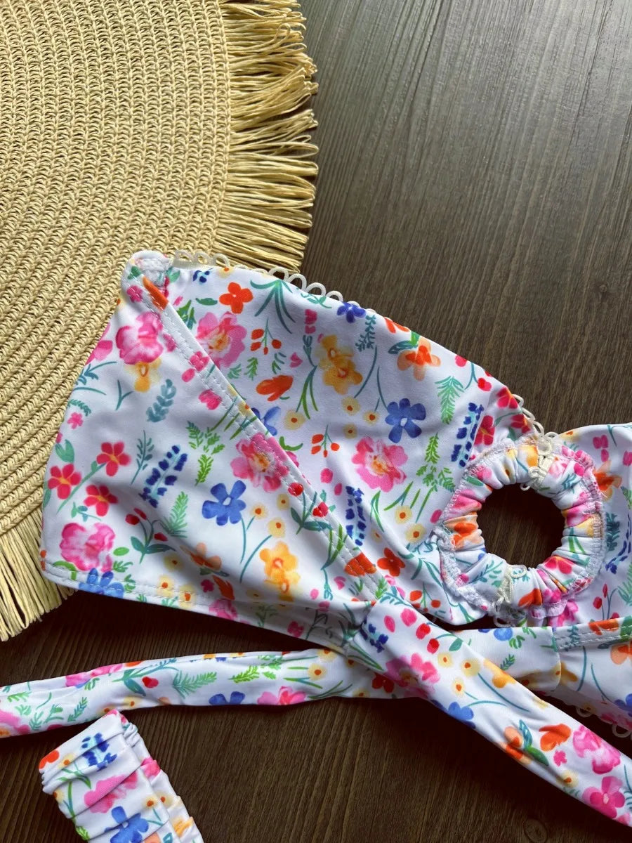 Flower Print Bikini