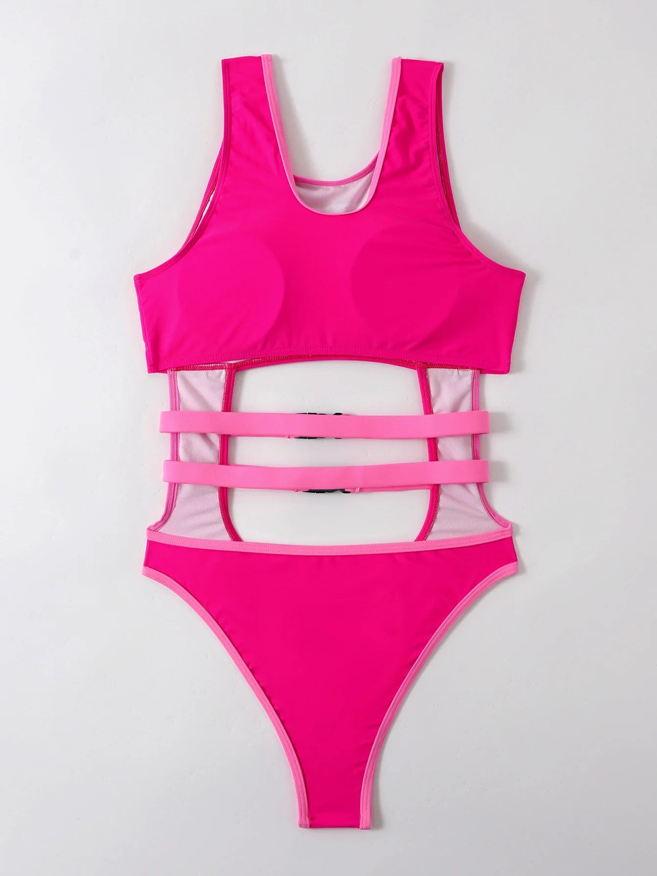 Swimsuit with Buckle Waistband
