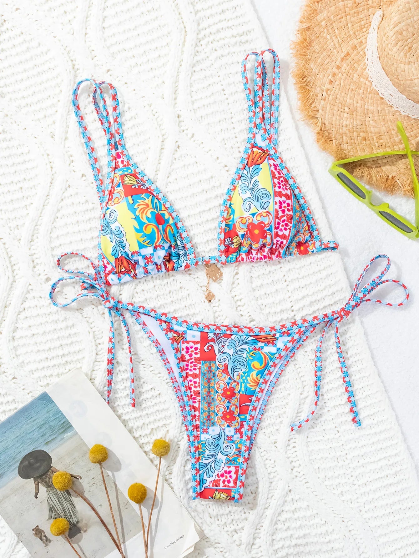Colorful Printed Bikini