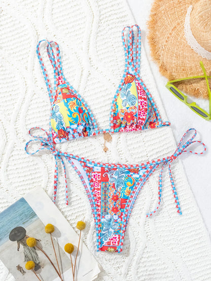 Colorful Printed Bikini