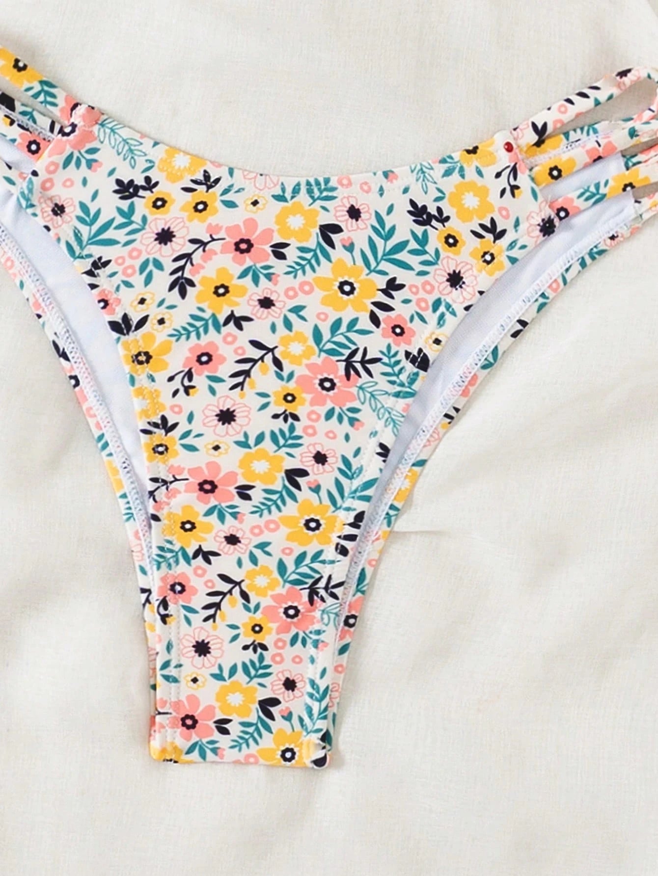 Bikini with Flower Pattern