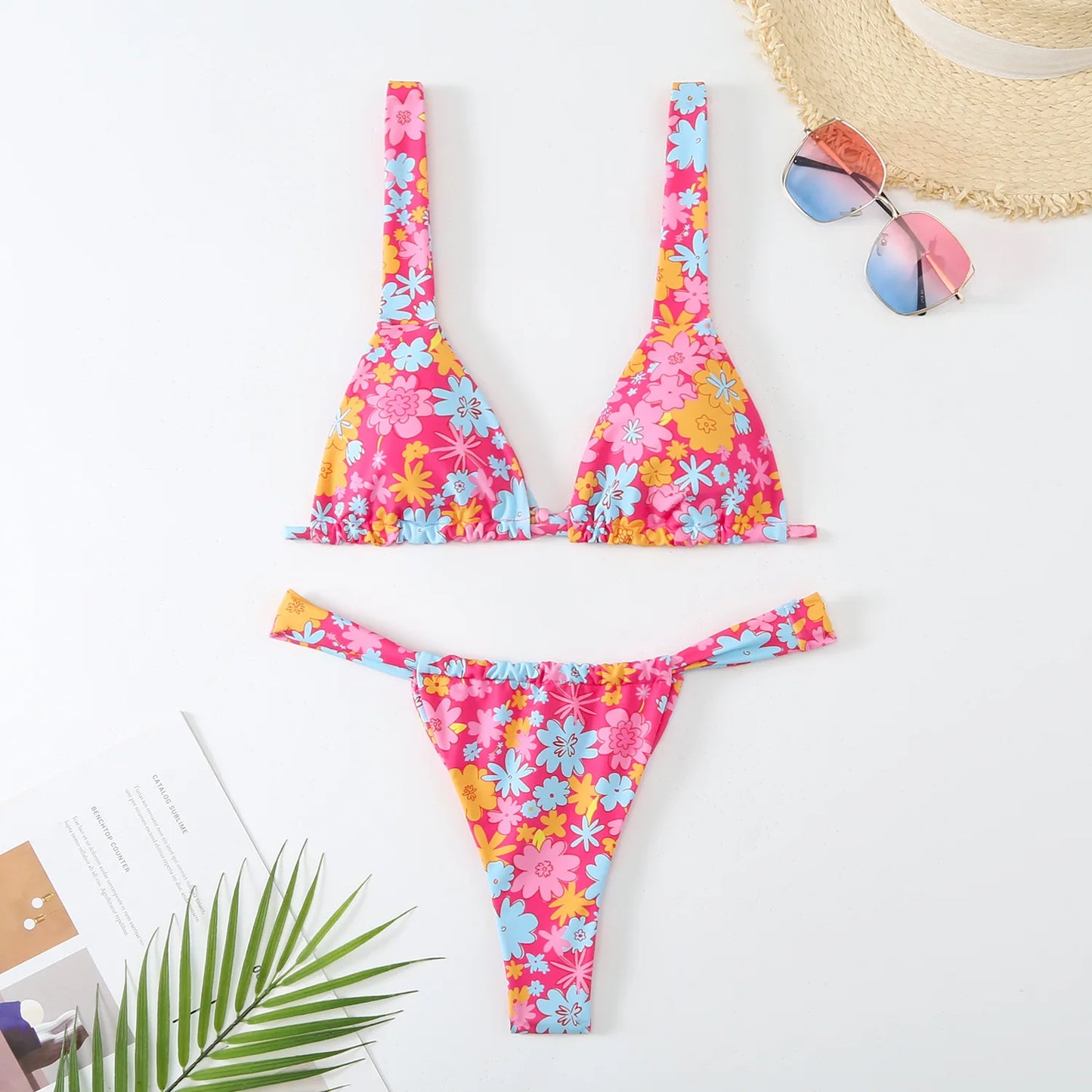 Flower Print Bikini
