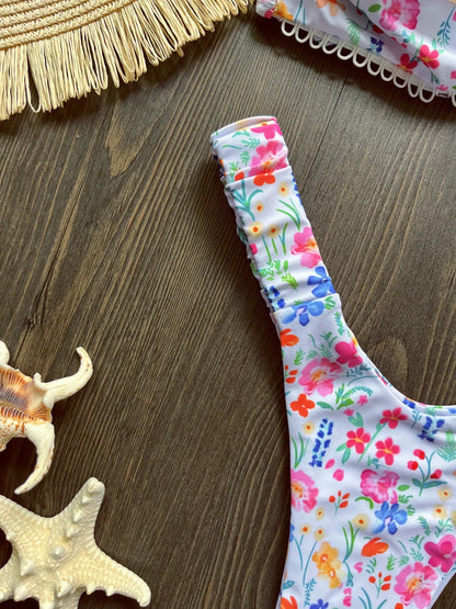 Flower Print Bikini