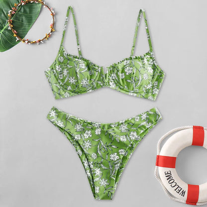 Floral Printed Bikini