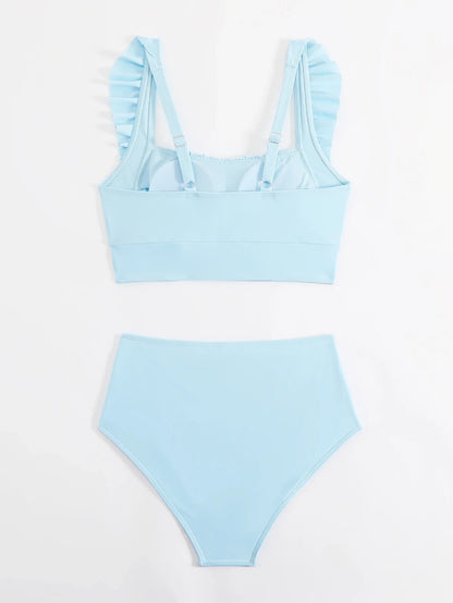 Lotus Leaf Split Bikini