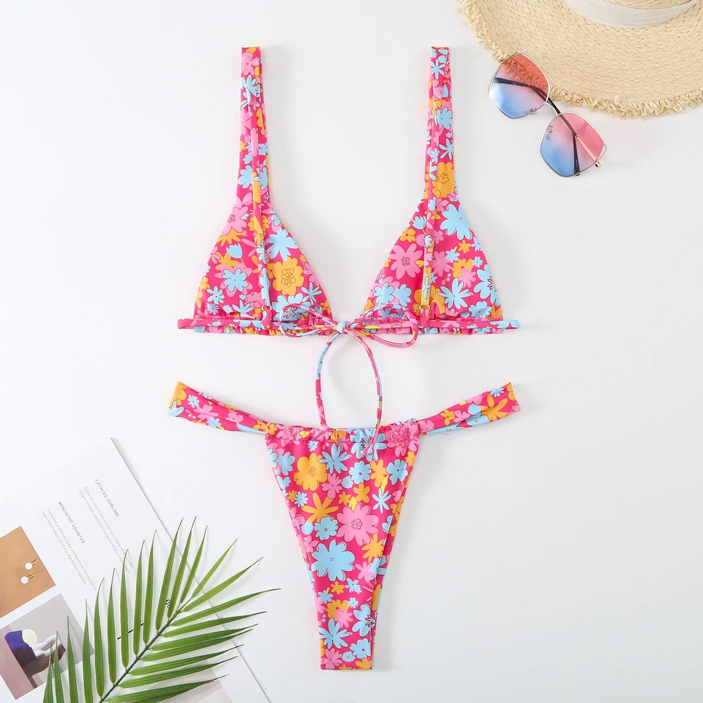 Flower Print Bikini