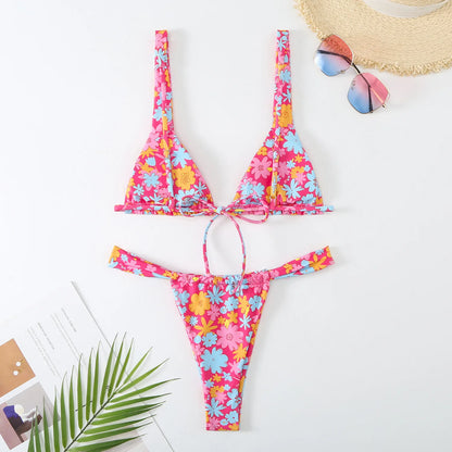 Flower Print Bikini
