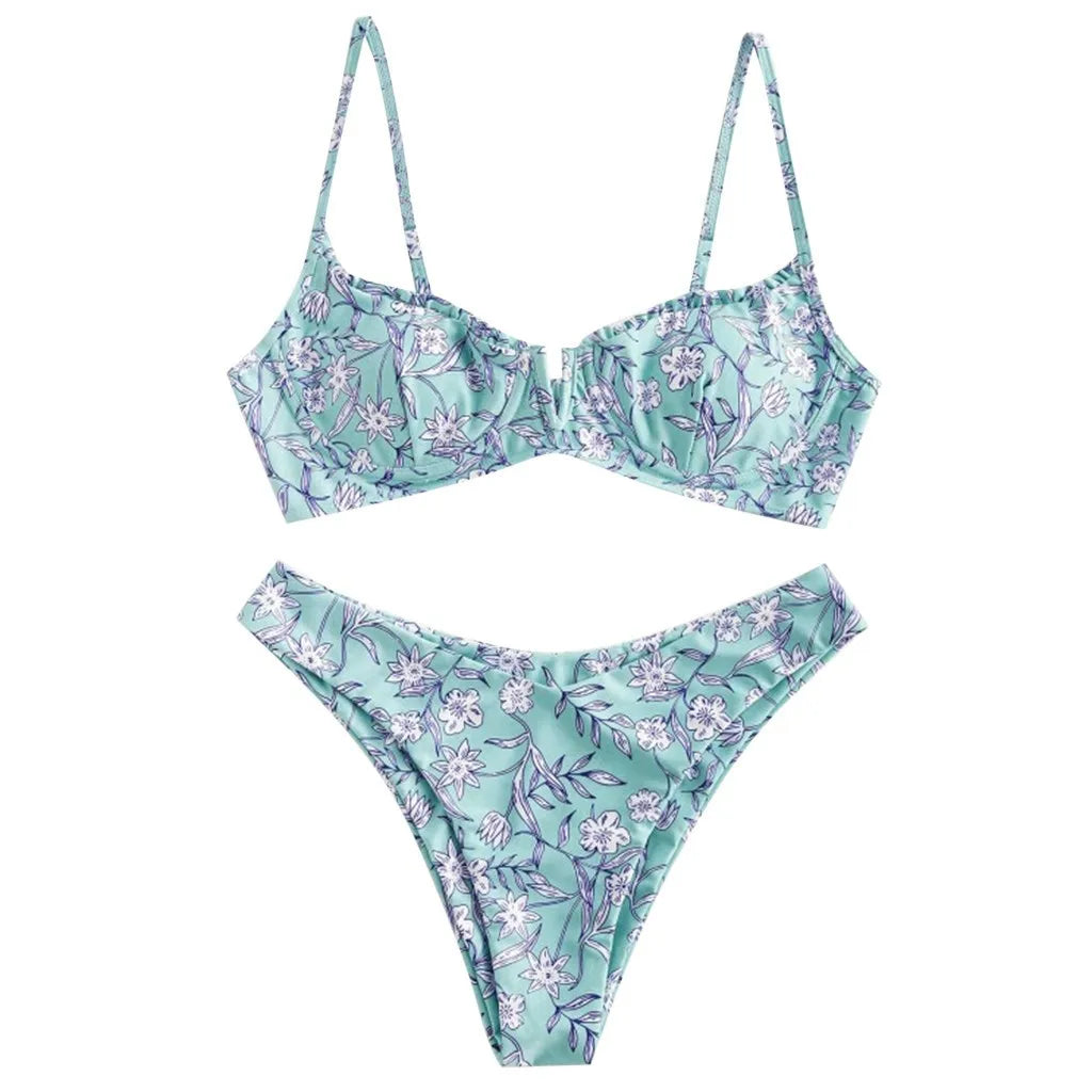 Floral Printed Bikini